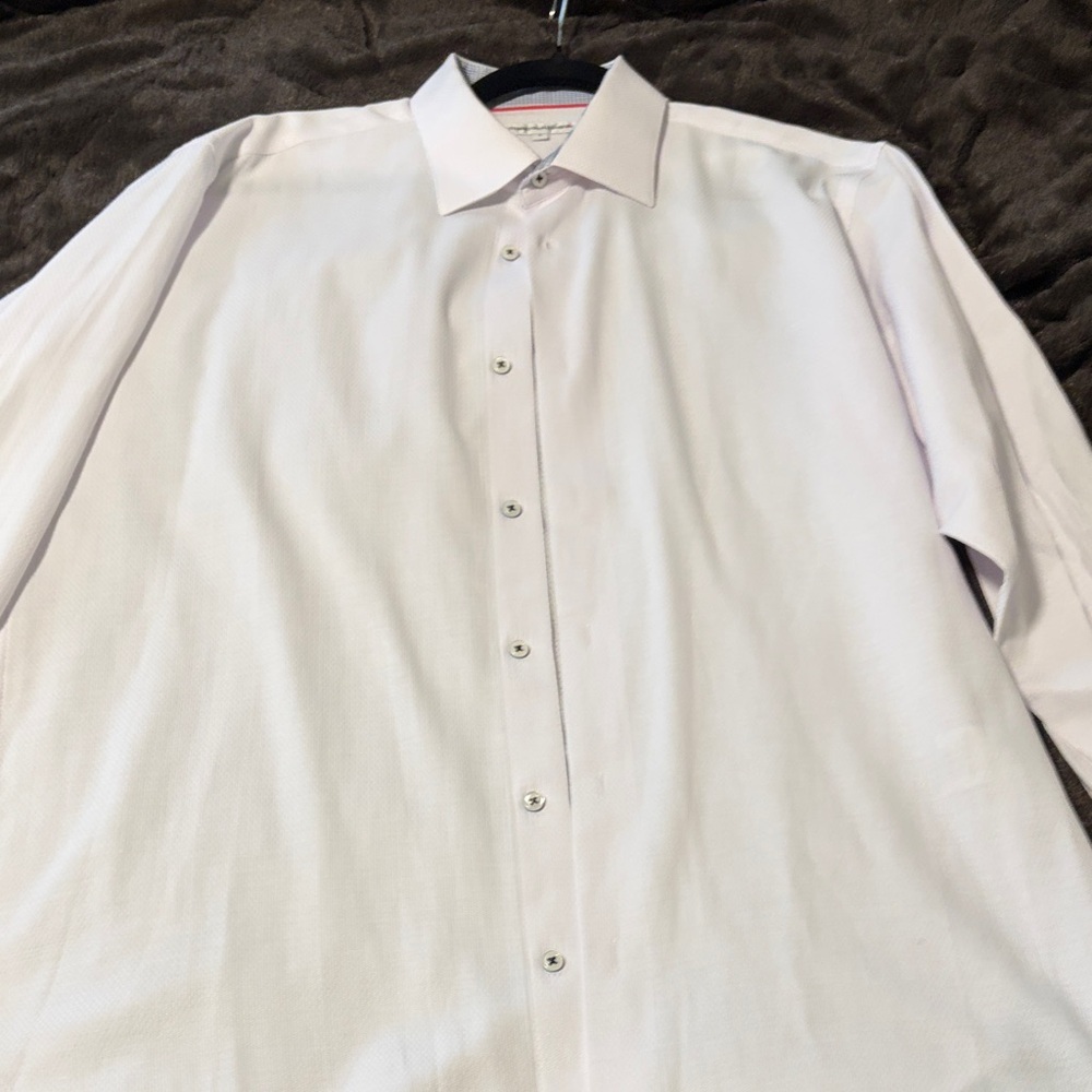 Elegant White Dress Shirt for Men
